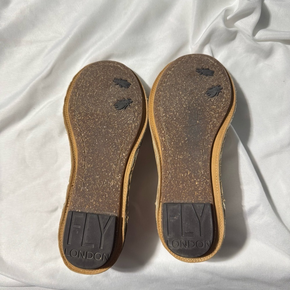 Fly London Flats Light Brown Size 37 (6.5) Leather - Picture 7 of 10